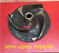 Semi-open impeller